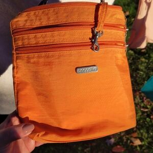 BAGGALLINI crossbody orange Nylon bag purse
